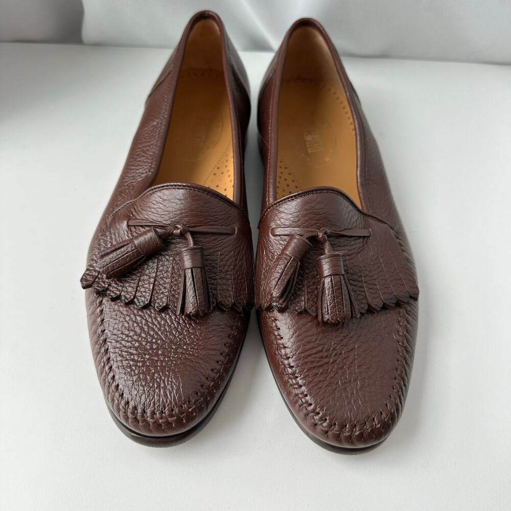 Maus & Hoffman (8) Brown Tassel Loafer - Quiet Luxury, Minimalism